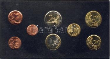 Írország 2002. Euro sor 1c,2c,5c,10c,20c,50c,1Euro,2Euro eredeti tokban T:1