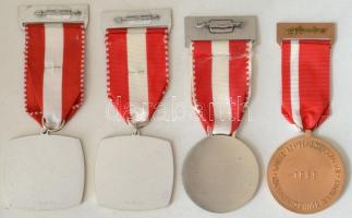 Svájc 1969-1995. 4db klf medál mellszalagon T:1-
Switzerland 1969-1995. 4 pieces of different medal ...