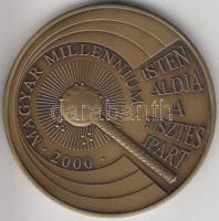 2000. "A Magyar Kézművességért - Ipartestületek Országos Szövetsége - IPOSZ" Br emlékérem ...