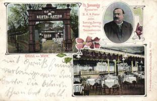 Vienna the restaurant of Th.Domansky (fl)