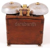 cca 1920 Telefon-mellékcsengő /  Telephone bell, 13x11x7,5cm