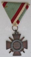 1942. A Tűzkereszt I. fokozata eredeti szalaggal T:2 Hungary 1942. Hungarian Fire Cross 1st class with ribbon C:XF
