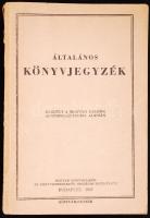 1947 Általános könyvjegyzék 234p.