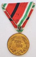 Bulgária 1933. Háborús emlékmedál "1915-1918" mellszalaggal T:2,2-
Bulgaria 1933. Commemor...