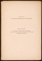 László Gyula: A magyar őstörténet régészete. Bp., 1954. Dedikált! 488p.