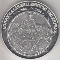 DN "A magyar nemzet pénzérméi - Honfoglalás Millenniumi emlékpénz 896-1896." Ag (0,999) em...