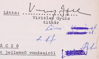 1985 SZOT-hangulatjelentés: Információ az 1985. I. félévi hangulat jellemző vonásairól 1-2. Virizlay...