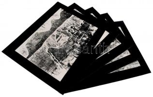 1980-1990 11db gyermekalkotás, sokszorosító technikákkal készült fekete-fehér és színes munkák