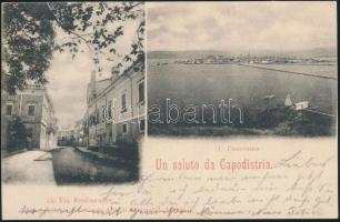 1899 Koper / Capodistria, Via Ferdinandea, Praetor's Palace