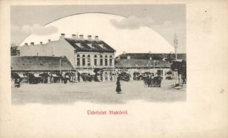 Makó Nemzeti Szálloda, Kádár és Társa, Holtzer és fia, Kiss Józsefné és fia kereskedései