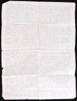 1958 Irodalmi igénnyel megírt magánlevél Füst Milán saját kezű aláírásával