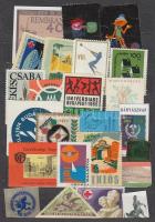 1916-2006 40db klf magyar régi és modern levélzáró, A/5 2 oldalas berakólapon