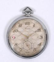 cca 1920 Priora zsebóra art deco számlappal, jár, de tisztításra szorul /  cca 1920 Priora pocket watch. Needs cleaning