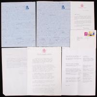 1985 Az angol királyi ház személyes levele egy magyar bélyeggyűjtő kérésére válaszul és tájékoztató a királyi bélyeggyűjteményről, valamennyi magyar fordítással