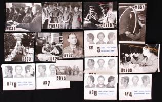 Cca 1970 27db klf méretű fotó a Hazáért című határőrlap archívumából