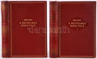 Sven Hedin: A rejtelmes India felé I-II. Ford., bev. Zigány Árpád. Bp., é.n., Magyar Kereskedelmi Kö...