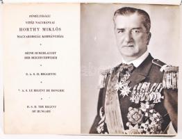 1940-1942 Honvéd naptár kb. 150-160 jó minőségű illusztrációval (Horthy képek, főtisztek kitüntetése...