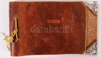 1930-1940 Honti László művészügynökségének (színész, revütáncos, zsonglőr, akrobata) ajánló albuma 3...