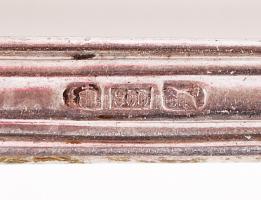 Ezüst leveleses kanál 2 db össz 111g / Silver spoons 111g