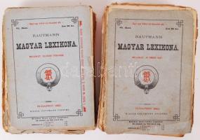 Ruttmann Magyar Lexikona. Bp., 1880-1883, Ruttmann Frigyes. 18db füzet, viseltes állapotban; Der stille Garten. Deutsche Mahler des ersten und zweiten Drittel des 19. Jahrhunderts. Mit hundert Bildern. Königsberg im Taunus - Leipzig, é.n., Karl Robert Langewiesche.