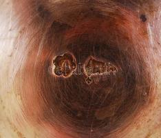 1872-1922 Ezüst (Ag) fűszertartó 800-as pesti tisztaságjelzéssel, "GJ" monogrammal, és egy...