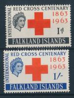 1963 100 éves a Nemzetközi Vöröskereszt Mi 142-143