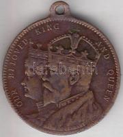 Nagy-Britannia 1902. "VII. Eduárd és Alexandra királyné" Br koronázási emlékmedál T:2- Great Britain 1902. "Coronation of King Edward VII and Queen Alexandra" Br medal C:VF