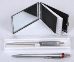 Fém telefonregiszter + 2db toll