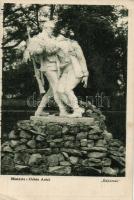 Budapest XIII. Margitsziget; József főherceg vezérezredes hadi kiállítása, Orbán Antal Bajtársak szobra (EK)