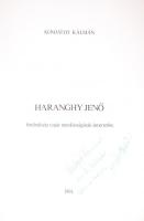 Komjáthy Kálmán: Haranghy Jenő festőművész tanár munkásságának ismertetése. Dedikált! Szombathely 19...