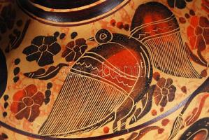 Görög kerámia váza, m:22cm