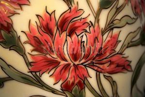 Zsolnay váza, kézzel festett, jelzett, hibátlan, m:27cm/ Zsolnay porcelain vase