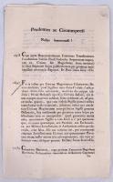 1838 Helytartótanácsi levél Végh István tanácsos és Szalay József titkár saját kezű aláírásával  / 
...