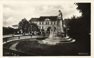 Rozsnyó Countess Andrássy statue, town hall
