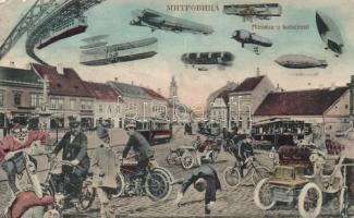 Szávaszentdemeter, Mitrovica in the future, collage, humour