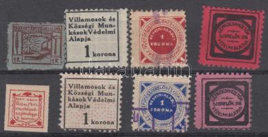 8 db segélybélyeg klf szakmák védelmi alapja