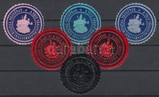 Vácz Város 6 db pecsétbélyeg