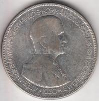 1930. 5P Ag "Horthy-jobbra" T:3
