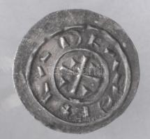 1095-1116. Denar Ag "Kálmán" (0.52g) T:2,2- Hungary 1095-1116. Denar Ag "Coloman" (0.52g) C:aXF Huszár 33., Unger I.: 27.
