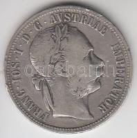 Ausztria 1889. 1Fl Ag "Ferenc József" T:3 Austria 1889. 1 Florin Ag "Franz Joseph" C:F