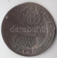 Német Államok / Lübeck 1727JJJ 2Sch Ag T:3,3- German States / Lübeck 1727JJJ 2 Schilling Ag C:F,VG