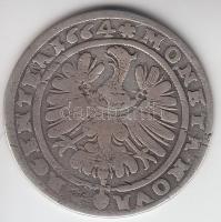 Német Államok / Szilézia-Legnica-Brieg 1664. XVKr Ag "III. György" (5.76g) T:3,3-
German S...