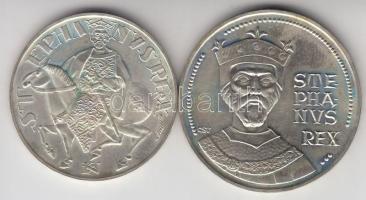 1972. 50Ft Ag + 100Ft Ag "Szt.István" pár T:BU