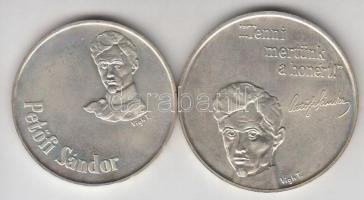 1973. 50Ft Ag + 100Ft Ag "Petőfi" pár T:BU