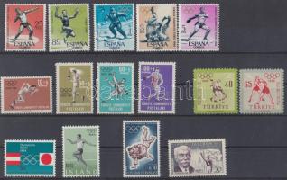 Different olympics motifs stamps + sets, Vegyes olimpia motívum bélyegek és sorok
