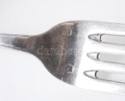 1872-1966 Komplett ezüst (Ag) étkészlet 3 különféle, 800-as tisztaságú, monarchiabeli és magyarorszá...