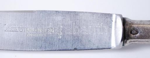 1872-1966 Komplett ezüst (Ag) étkészlet 3 különféle, 800-as tisztaságú, monarchiabeli és magyarorszá...