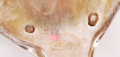 1872-1966 800-as tisztaságú, 8db-os, ezüst (Ag) tálalókészlet monarchiabeli és magyarországi jelzése...