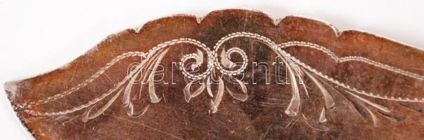 1872-1966 800-as tisztaságú, 8db-os, ezüst (Ag) tálalókészlet monarchiabeli és magyarországi jelzése...