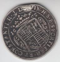Német Államok / Mansfeld-Bornstedt 1669ABK 1/3 Tallér Ag "Miksa Ferenc főherceg / Sárkányölő Sz...